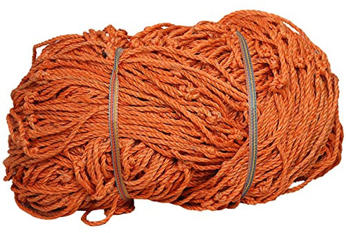 MLYY Anhängernetz Ladungssicherungsnetz Gepäcknetz Extra großes, strapazierfähiges Frachtnetz, Orange Lebensmittelnetze, Anhänger-Van-Frachtträger-Pickup-LKW-Bett, 6m/ 8m/ 12m/ 18m breit