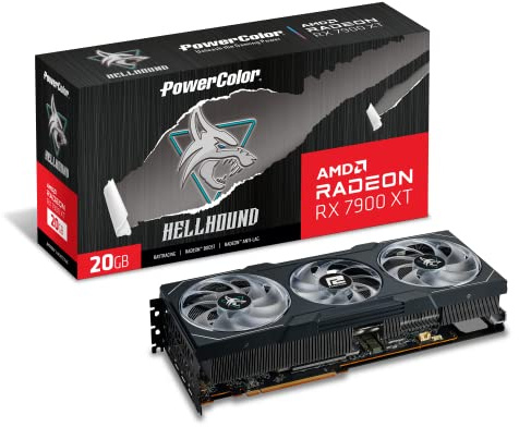 Powercolor Radeon RX 7900 XT Hellhound (20GB GDDR6/PCI Express 4.0/2500MHz/20000MHz)