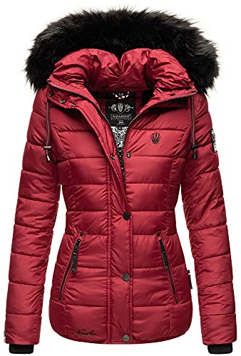 Navahoo Damen Winter Steppjacke Kurzjacke Winter Jacke gefüttert Parka Zuckerbiene XS - XXL