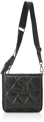Steve Madden Bmezza gesteppte Kuriertasche, Schwarz, Einheitsgröße