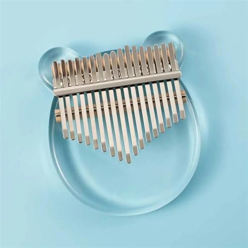 Kalimba-Daumenklavier 17 Tasten Acryl Finger Daumen Klavier Kalimba Mit Tuner Hammer Stick Kalimba Fall Kalimba