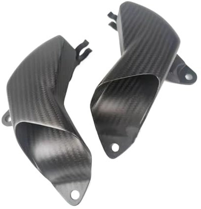 TLCBAZCF Copertura del radiatore della pinza del condotto dell'aria anteriore in fibra di carbonio for moto compatibile con 1290 1390 Super Duke R/RR/R EVO