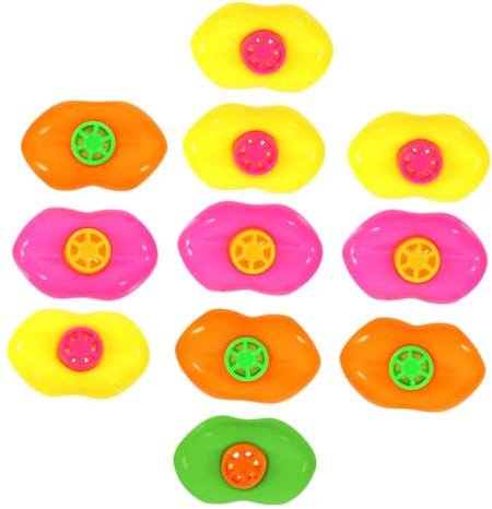 Toddmomy 20 Stk Lippenpfeife Kunststoffs pfeife Kinder für Partygeburtstag | Pfeifen Kinder, Lustige Entenpfeife & Kinderpfeife Set, Lippenform Partygeräuschemacher für Kindergarten Spielzeug
