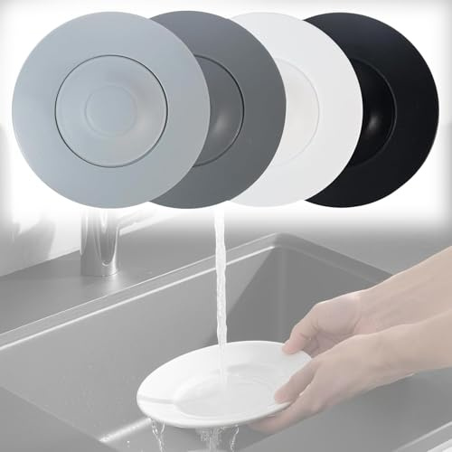 4 Universal Abflussstöpsel aus Silikon, Stöpsel Für Spülbecken Und Badewanne, Abflusssieb Für Dusche Und Badewanne, Praktisches 4er-Set