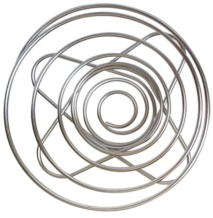 TOBBOMEY Filtro per Caffè in Acciaio Inox 304, Supporto Portafiltro a Molla Portatile, Colino per Caffè Fatto in Casa Resistente alle Alte Temperature, per Uso Domestico e Campeggio