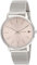 Tommy Hilfiger Damen 40mm Quarzuhr - Blush Sunray Zifferblatt, Edelstahl-Mesh-Armband - 1782244