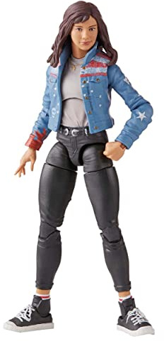 Marvel Legends Series America Chavez Action Sammelfigur (15 cm) Cinematic Universe 2 Accessoires und 1 Build-A-Figure Element