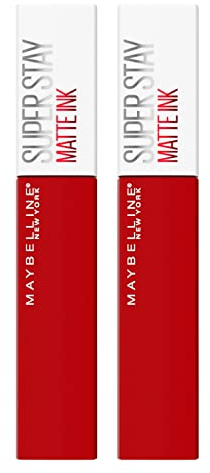 2 x Maybelline SuperStay Matte Ink Lippenfarbe 340 Exhilarator