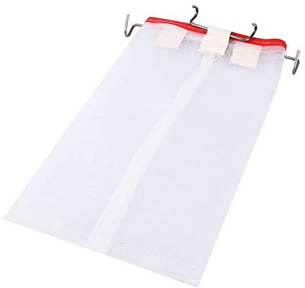 Cyrank Honigfilter Sieb, Honigsieb, Honigfilter Werkzeug, Honig Filter Net, Honigfilterbeutel, rechteckiges, feinmaschiges Honigsieb, Imkereiausrüstung, Imkereiwerkzeuge für die Honigverarbeitung