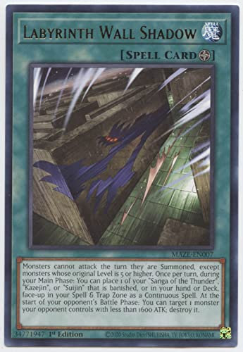 YU-GI-OH! Labyrinth Wall Shadow - MAZE-EN007 - Rara - 1ª edición