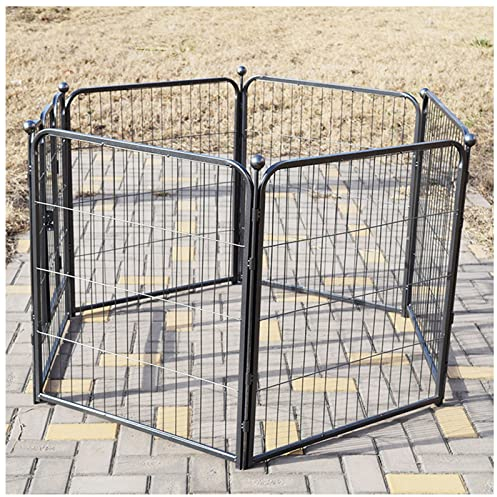 Haustierzaun Hundeisoliertür Hundekäfig Leitplanke Kleiner Hund Indoor Zwinger Geeignet für Wohnzimmer Schlafzimmer Balkon Garten (100 * 120CM)