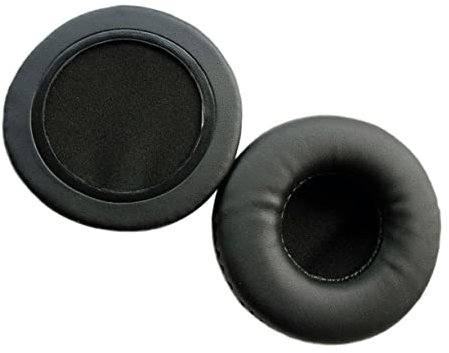 BESTonZON 2pezzi Cuscinetti Auricolari Pelle Per Cuffie Di Copertura Per Padiglioni Compatibile Con Cuffie over Ear Facili Da Installare Colore Nero