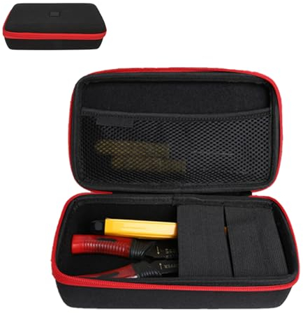 GeluEla Boîte à Outils, Sac à Outils de Rangement Rigide, Portable, Noir EVA Coque Rigide Etanche, Multifonction Mallette de Rangement, Boîte de Rangement pour Outils de Matériel