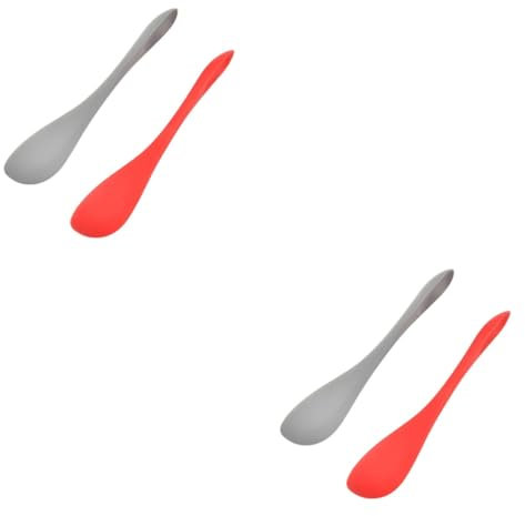Amosfun 4 Pz strumento raschietto in silicone spatola da cucina da forno spatola flessibile kitchen gadgets batteria di pentole cooker utensili da forno in silicone