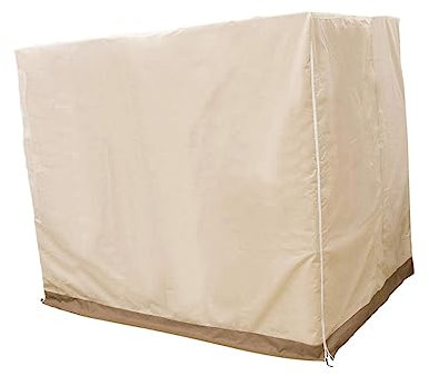 BESPORTBLE Wetterfester Hängesessel Schutzbezug Für Den Außenbereich Langlebiger Garten Schaukelstuhl Abdeckung Beige Und Kaffee