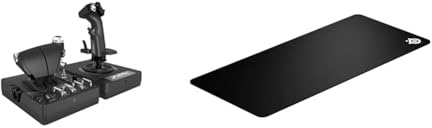 Logitech G X56 H.O.T.A.S & SteelSeries QcK Heavy XXL - Tapis