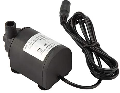 KIMISS Pompa dell'acqua Sommersibile, Solar Brushless 624V 7 Metri Rumore di Pumplow 624V Pompe e Filtri Senza Spazzole e Filtri da 20 Libbre Lunghezza della Anfibia 1.46 per Pesce Roccioso