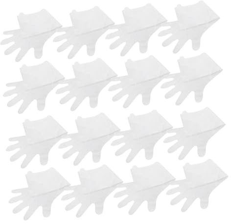 Guantes Hidratantes para Manos Desechables de Polipropileno 10 Pares | Blanco, Uso Versátil en Spa y Salón, Diseño de Longitud Extendida y Formato Uso