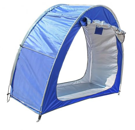 Fxiaobin 2 PCS Box Biciclette può Essere Giuntato Box Biciclette da Esterno per Mobili da Giardino,Biciclette,Moto Tettoie per Esterno Tettoia per Esterno,Blue