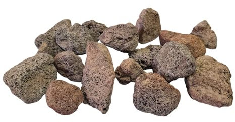 Piedra de Lava Barbacoa de Gas 30-50 mm Gris (3 Kg)