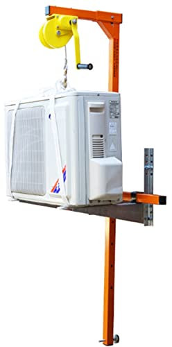 Treuil manuel autobloquant robuste avec support amovible – Outil de levage de 20 m pour installation de climatisation, idéal pour les professionnels de la climatisation et de la climatisation et