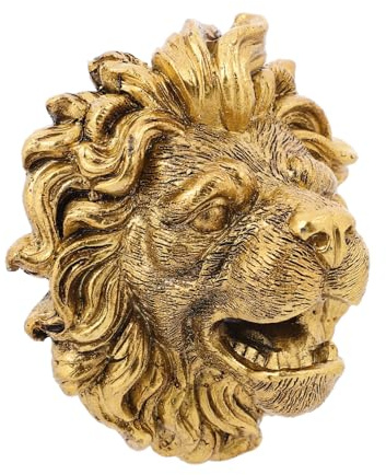 OUFGXZL Fontaine à Eau décorative Murale en Forme de tête de Lion for Jardin, Fontaine d'extérieur en résine