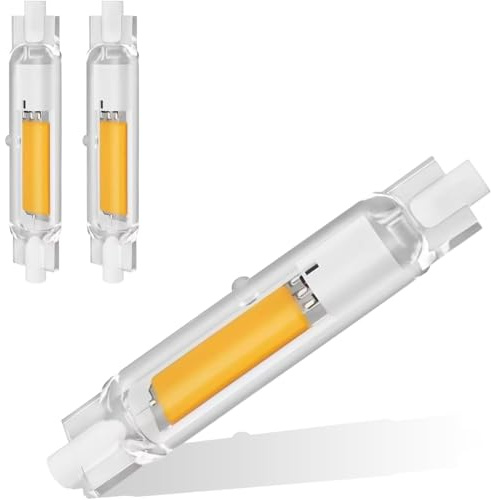 ZJZG R7S LED 78mm Dimmbar, 20W R7S LED Stab Ersatz für 200W Halogen Leuchtmittel, 78mm Leuchtmittel Naturweiß 4500K 2000LM, Kein Flackern, 360°Abstrahlwinkel, 2er Pack