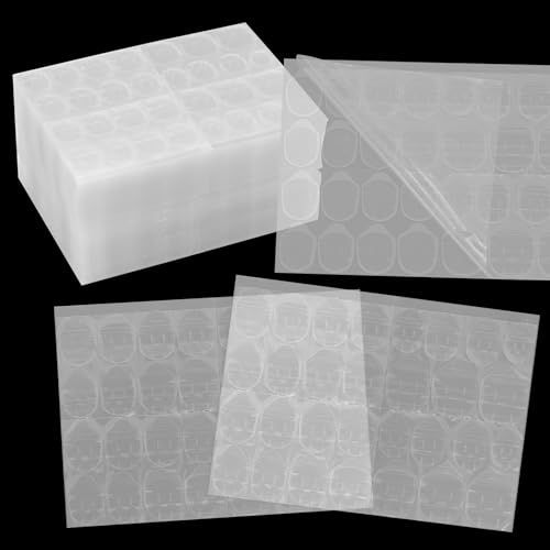 3000 Pièces Gel Pad Ongles,Double Face Transparent Autocollant Ongles,Autocollant Gel Pad,Pour Ongle Artificiels Et Faux Ongle,15 Tailles,Décoration Diy (100 Feuilles)