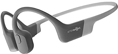 AfterShokz Aeropex - Open-Ear Bluetooth Bone Conduction Sport Headphones - Sweat Resistant Wireless Earphones for Workouts and Running - Built-in Mic