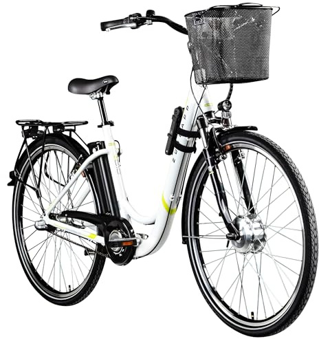 ZÜNDAPP Z510 mit Faltschloss 28 E-Bike Damenfahrrad Retro Citybike
