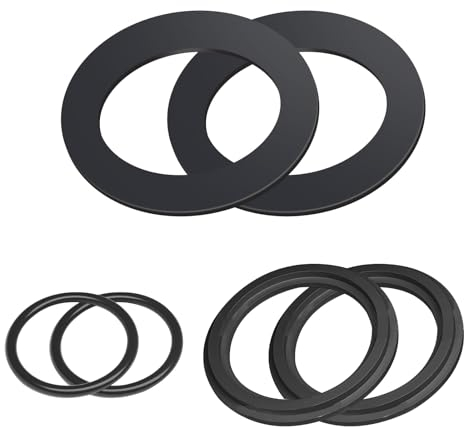 Juntas Toricas De Goma, 6 Piezas Junta De Goma, Arandelas De Goma Juntas Toricas Apto Para Tuberías, Sistemas Hidráulicos y Mantenimiento de Automóviles Previene Eficazmente el Desgaste