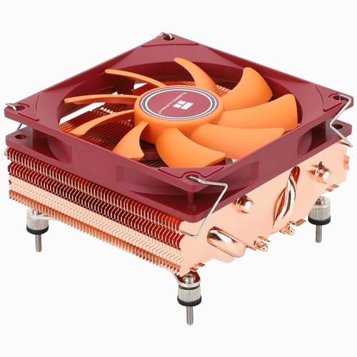 TR AXP90-X47 Full Low Profile CPU-luftkylare, höjd 47 mm, PWM-fläkt TL-9015R Slin, AGHP-teknik, för AMD AM4/Intel 1150/1151/1155/1156/1200 (ren kopparversion)