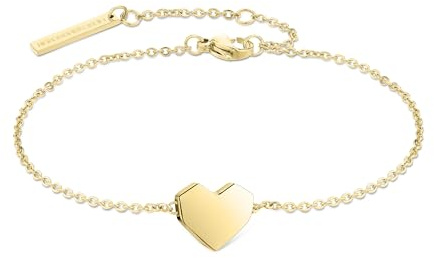 LIEBESKIND BERLIN Herz-Armband für Damen – Edelstahl-Armschmuck mit liebevollem Herzanhänger – In verschiedenen Farben und Ausführungen – Romantische Geschenkidee
