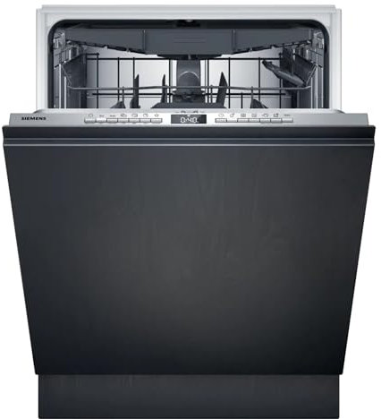 Siemens SN63EX22CE, iQ300, Smarter Geschirrspüler Vollintegriert 60 cm, Made in Germany, Besteckschublade, varioSpeed Plus, Oberkorb höhenverstellbar, effizient Trocknen, automatikProgramm, infoLight