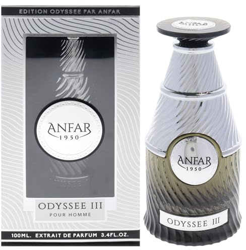 Anfar Odyssee III for Men - 3.4 oz Extrait De Parfum Spray