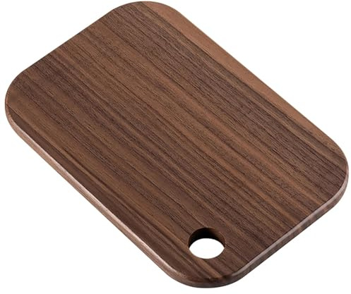 Ostbräda ostbräda lätt mini serveringsbrädor med hål återanvändbara mångsidiga campingmatlagningsmaterial (brun, L)