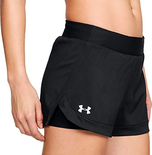 Under Armour UA Speedpocket 2in1, Schwarz/Schwarz/reflektierend, Mittel