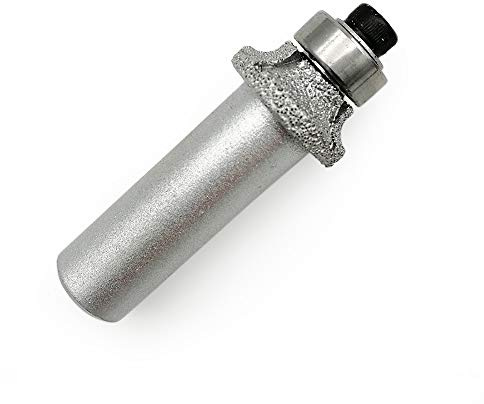 SHDIATOOL 1/2 Zoll Schaft Rundfräser Bits 03MM Radius Ecke Abrundung Kantenformung Marmor Granit Quarz Stein