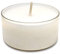 Hyoola Pure Tealight Candles - 100% Natural Candles Pack of 8 - Maxi Vegan Candle Tealights 10 Hour Burn Time - Organic Candle Tealights in Clear Cup