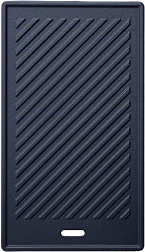 CosmoGrill Cast Iron Grates Griddles for Platinum Stainless Steel & Premium Black Barbecues (24 CM, Cast Iron Grill Pan/Griddle)