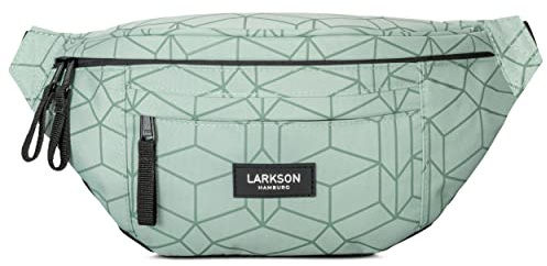 LARKSON Bauchtasche Damen & Herren Mint - Ole - Hüfttasche für Sport Outdoor Stadt - Gürteltasche Stylisch für Festival - Crossbody Bag mit Gurt - Wasserabweisend