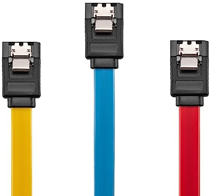 Sonero® SATA III 6Gb/s Datenkabel-Set, 3x 0,50m, rot/gelb/blau