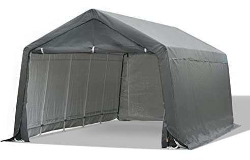PRUJOY Robustes Carport-Überdachung für den Außenbereich, Garten, Auto, temporäres Zelt, Markise, Garage, wasserdicht, regensicher, für den Außenbereich