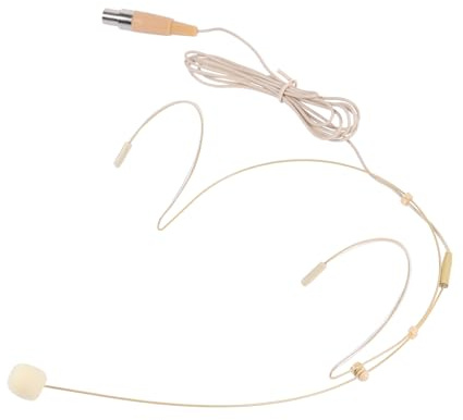 ibasenice 2stücke Kopfbügelmikrofon Mit XLR- Ergonomisches Leichtes Design Für Sprachverstärker Kompatibel Mit Lautsprechern Und Multimedia-anwendungen Flexibel Und Tragbar Für