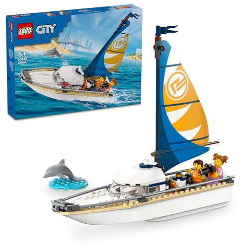 LEGO 60438 City Velero 5+ 102 Piezas con Delfín