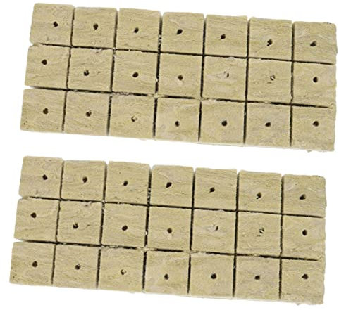 BESPORTBLE 42St Kindergartenblock hydroponic kokoserde bananendünger Hydrokultur-Starterwürfel anzuchterde stecklinge pflanzenvermehrung Melonen Blöcke Anlage Wurzel