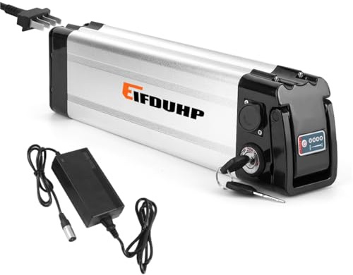 E-Bike Pedelec Akku 36V 10AH-20AH für 250W 350W Fahrrad Motor, Elektrofahrrad Batterie mit 4 Pin Entladungshafen, Ladegerät, Tresorschloss, Tragebügel