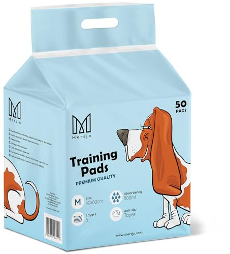 Hygienische Unterlagen für Haustiere Trainingsunterlagen für Welpen Puppy Training Pads Trainingpads für Haustiere 50 Stück (40 x 60 cm)