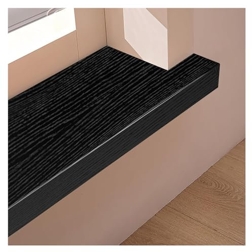 APMOE Davanzale Interno Finestra, Davanzale per Finestra in PVC Impermeabile Copri Davanzale Interno, Davanzali Interni su Misura, Venature del Legno Copridavanzale con Naso(H,35 cm x 110 cm)