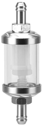 Motorrad-Benzinfilter,Motorrad-Benzinfilterbecher - Inline-Benzinfilter mit durchsichtigem Ölvolumen - Fahrzeugfilterbecher-Ersatz für Motorrad, Roller